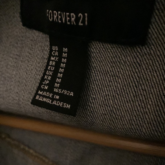 FOREVER 21 denim jacket-M - Picture 4 of 4